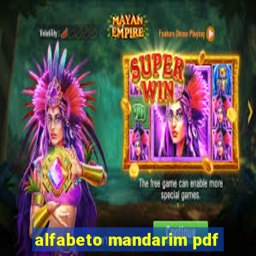 alfabeto mandarim pdf